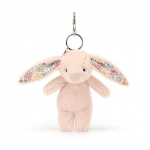 Jellycat Blossom Blush Bunny Bag Charm 17 CM X 4 CM | 04297PBCQ