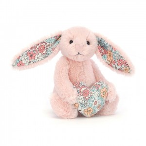 Jellycat Blossom Heart Blush Bunny 15 CM X 8 CM | 15624KYPH