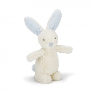 Jellycat Bobtail Bunny Blue Rattle 14 CM | 73281OGTR