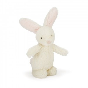 Jellycat Bobtail Bunny Pink Rattle 14 CM | 36057GKYR