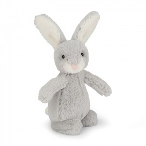 Jellycat Bobtail Bunny Silver 17 CM X 8 CM | 07581ARFZ