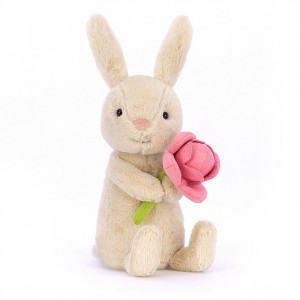 Jellycat Bonnie Bunny with Peony 15 CM X 8 CM | 15602XJRQ