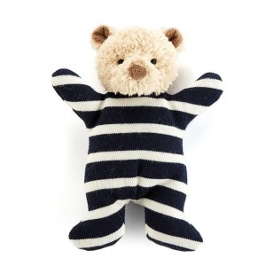 Jellycat Breton Bear Rattle 16 CM X 8 CM | 51409PQWG