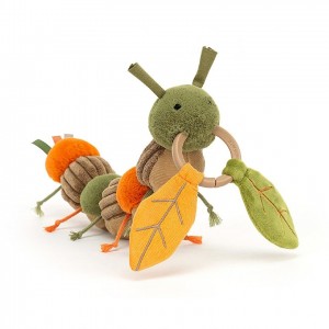 Jellycat Christopher Caterpillar Activity Toy 12 CM X 23 CM | 23761NTGX