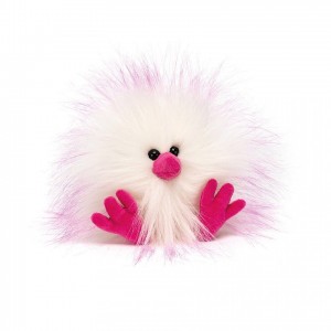 Jellycat Crazy Chick Pink & White 11 CM X 7 CM | 23906ZFUD