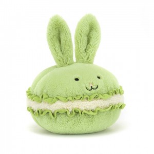 Jellycat Dainty Dessert Bunny Macaron 12 CM X 12 CM | 61750HUXT