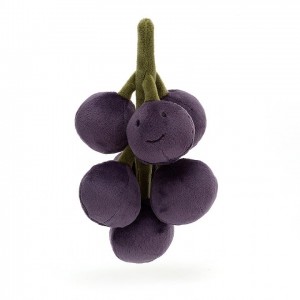 Jellycat Fabulous Fruit Grapes 15 CM X 8 CM | 29540YJSQ