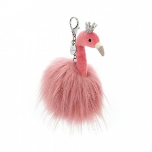 Jellycat Fancy Flamingo Bag Charm 14 CM X 6 CM | 94206TAGC