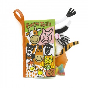 Jellycat Farm Tails Book 21 CM X 12 CM | 19702VDWE