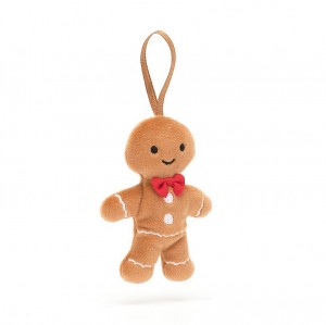 Jellycat Festive Folly Gingerbread Fred 10 CM X 4 CM | 51346FHIT