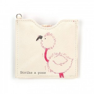 Jellycat Flaunt Your Feathers Pouch Mirror 7 CM X 7 CM | 18065RUAX