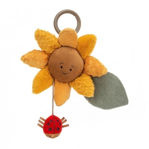 Jellycat Fleury Sunflower Activity Toy 20 CM X 20 CM | 56079RLFW
