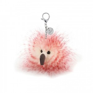 Jellycat Flora Flamingo Bag Charm 7 CM X 7 CM | 49356RVQU