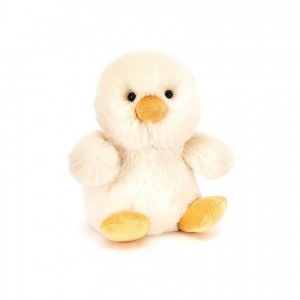 Jellycat Fluffster Cream Chick 11 CM X 6 CM | 69504JHVW