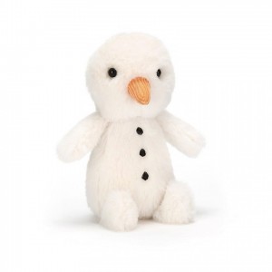 Jellycat Fluffy Snowman 12 CM X 5 CM | 32691FTPY