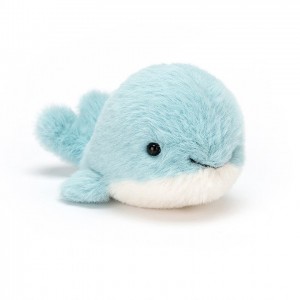 Jellycat Fluffy Whale 10 CM X 5 CM | 49280FGCH