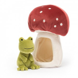 Jellycat Forest Fauna Frog 19 CM X 14 CM | 87406CKMD