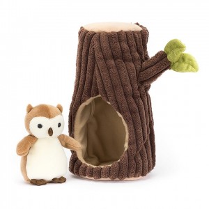 Jellycat Forest Fauna Owl 19 CM X 14 CM | 72985YKAD