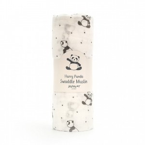 Jellycat Harry Panda Swaddle Muslin 120 CM | 01536ANBU