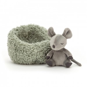 Jellycat Hibernating Mouse 12 CM X 12 CM | 94062XYFL