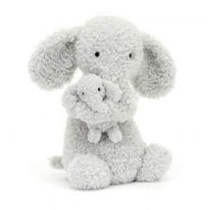 Jellycat Huddles Grey Elephant 26 CM X 14 CM | 40317HYGF