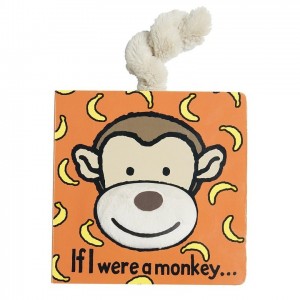 Jellycat If I Were A Monkey Book 15 CM X 15 CM | 28960NTWF