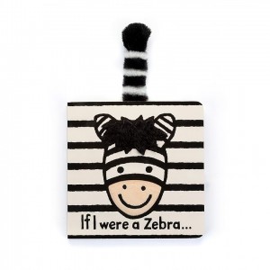 Jellycat If I were a Zebra Board Book 15 CM X 15 CM | 70953FSNQ