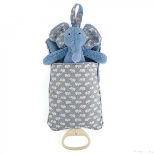 Jellycat Indigo Elly Musical Pull 23 CM | 93125KLNX