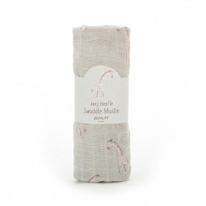 Jellycat Joey Giraffe Swaddle Muslin 120 CM | 12695WFVX