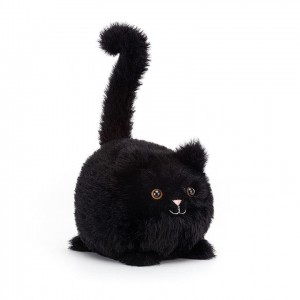 Jellycat Kitten Caboodle Black 10 CM X 10 CM | 35786URNE