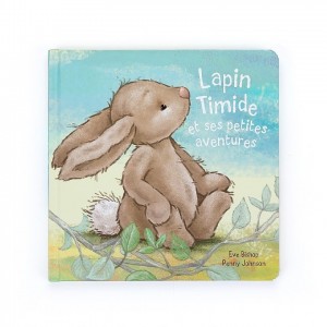 Jellycat Lapin Timide Et Ses Petites Aventures Livre (Little Me) 21 CM X 21 CM | 72951AUZH