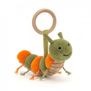 Jellycat Little Christopher Caterpillar Rattle 8 CM X 16 CM | 41782VFKN