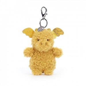 Jellycat Little Dragon Bag Charm 18 CM X 6 CM | 67291PQFA