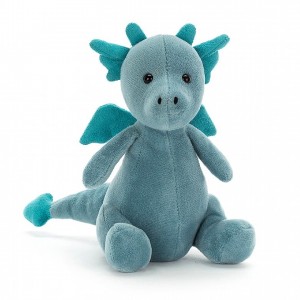 Jellycat Little Puff Sapphire 16 CM X 10 CM | 15396SLCQ