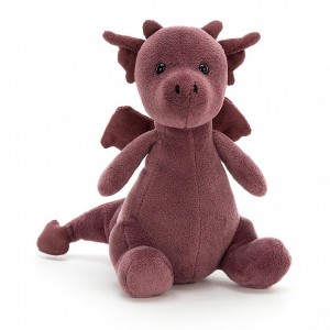 Jellycat Little Puff Violet 16 CM X 10 CM | 24961JRKZ