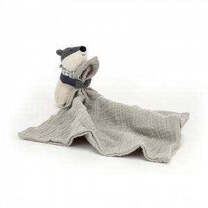 Jellycat Little Rambler Badger Soother 30 CM X 13 CM | 76245PFZE