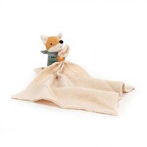 Jellycat Little Rambler Fox Soother 14 CM X 7 CM | 67580YLAF