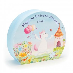 Jellycat Magical Unicorn Dreams Puzzle 23 CM X 19 CM | 93712YSAV