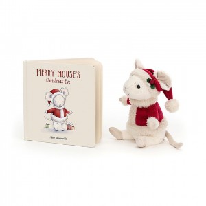 Jellycat Merry Mouse Book and Merry Mouse | 41209HGLQ