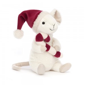 Jellycat Merry Mouse Candy Cane 18 CM X 9 CM | 14923QSYN