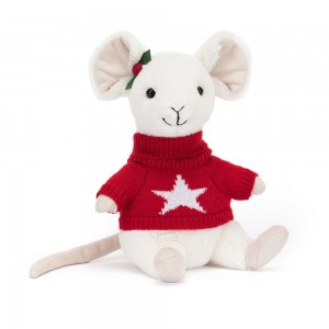 Jellycat Merry Mouse Jumper 18 CM X 9 CM | 16089PNVG