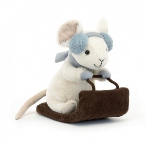 Jellycat Merry Mouse Sleighing 18 CM X 11 CM | 15092PFJZ