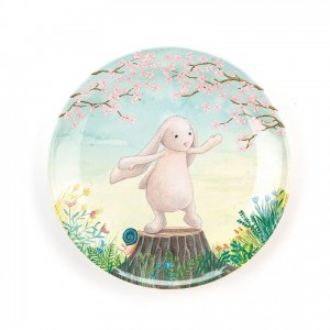 Jellycat My Friend Bunny Melamine Plate 20 CM X 20 CM | 14269RAPB
