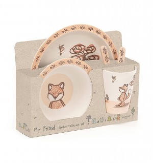 Jellycat My Friend Fox Bamboo Set 25 CM X 7 CM | 23910OKXA