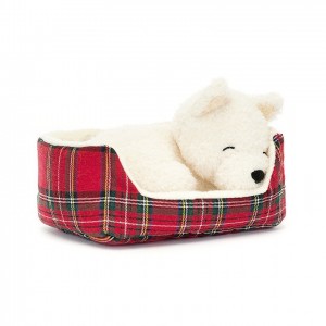 Jellycat Napping Nipper Westie 10 CM X 15 CM | 89743FBVG