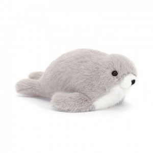 Jellycat Nauticool Grey Seal 5 CM X 15 CM | 30167DPUO
