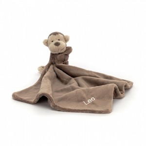 Jellycat Personalised Bashful Monkey Soother 34 CM X 34 CM | 15703HMER