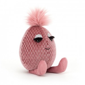 Jellycat Pink Topaz Fabbyegg 24 CM X 10 CM | 56291UNFC
