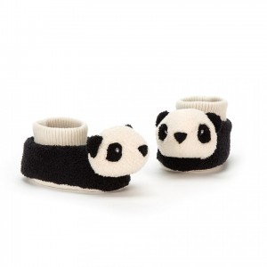 Jellycat Pippet Panda Booties 10 CM X 5 CM | 67420GNSY