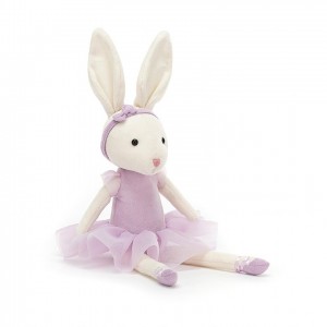 Jellycat Pirouette Bunny Lilac 27 CM X 9 CM | 27156NCTZ